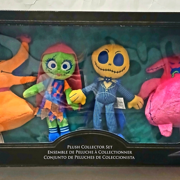 Disney Just Play Tim Burton's Nightmare Before Christmas Plush Collector Set NIB - Picture 4 of 5